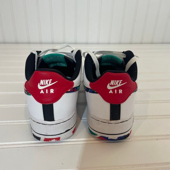 Nike Air Force 1 Melted Crayon Slip-resistant Lightweight Lace Up Boys Size 7 - Picture 4 of 8